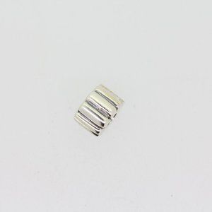 Pandora Retired Sterling Silver Grooved Clip - 790163